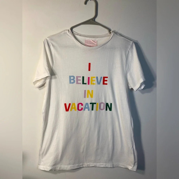 Ban.do|| Like New,I believe in vacation T-shirt.Size Small - Picture 3 of 6